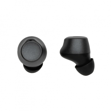 Logo trade promotional merchandise photo of: Terra RCS recycled aluminium wireless earbuds